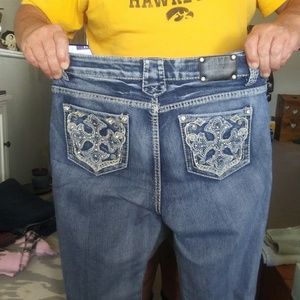 Live hard play hard size 10 jeans